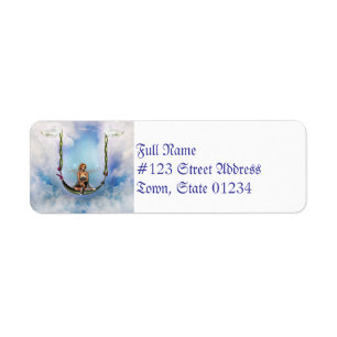 Fairy on a Swing  Return Address Mailing Labels