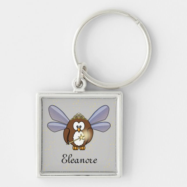 fairy owl key ring (Front)