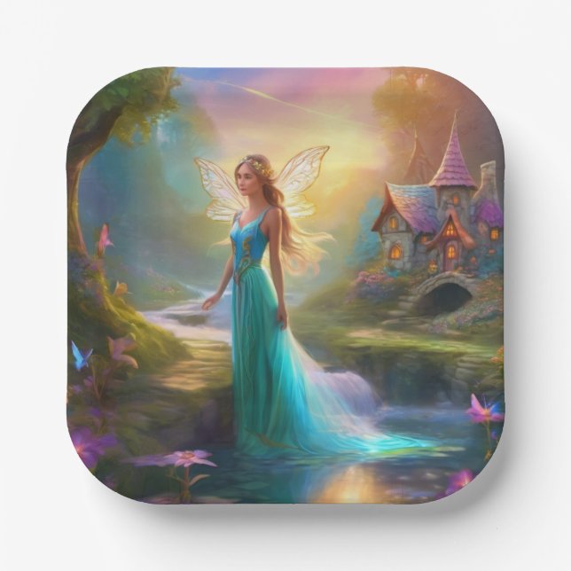 Fairy Paper Plate (Front)