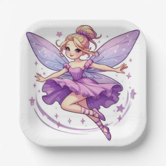 Fairy Paper Plate – Cute Party Decor for Girls