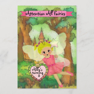Fairy Party Custom Invitation