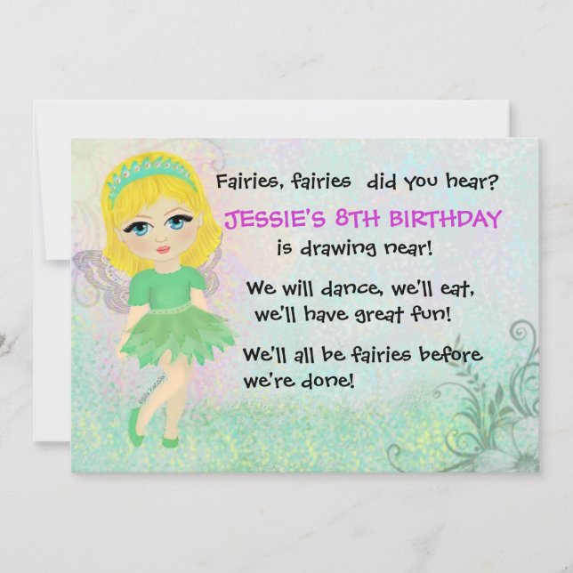 Fairy Party Invitation (Front)