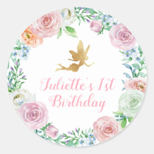 Fairy Party Stickers, Fairy Birthday Stickers