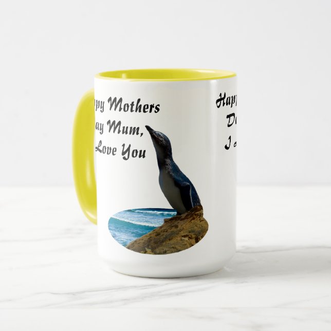Fairy Penguin Mothers Day Design, Mug (Front Left)