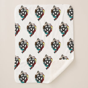Fairy Pentacle Sherpa Blanket