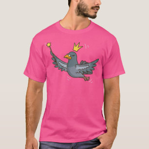 Fairy Pigeon Wildlife Mystical Bird Pigeon Fairy L T-Shirt