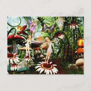 fairy play 2 postcard