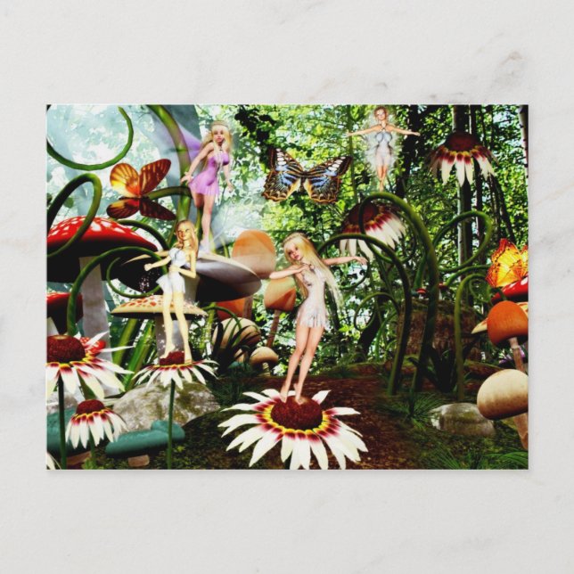 fairy play 2 postcard (Front)