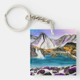 Fairy Pools Skye Scotland  Key Ring