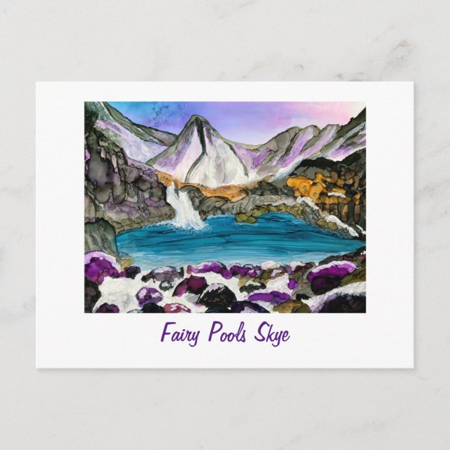 Fairy Pools Skye Scotland  Postcard (Front)