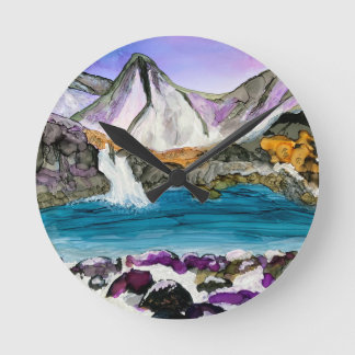 Fairy Pools Skye Scotland  Round Clock