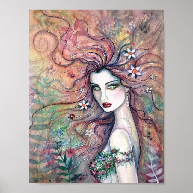 Fairy Poster Goddess of Flowers Molly Harrison (Front)