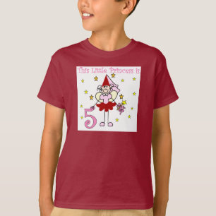Fairy Princess 5th Birthday Tshirts and Gifts