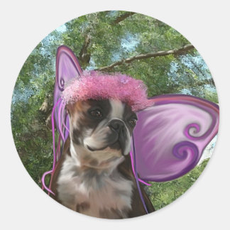 Fairy princess Amby Classic Round Sticker