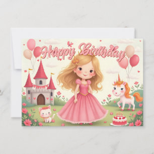 Fairy Princess Birthday in a Pink Dream