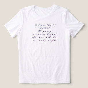 Fairy Princess Coffee T-Shirt Tri-Blend Shirt
