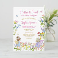 Fairy Princess Flower Garden Girls Birthday