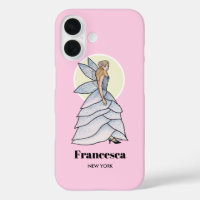 Fairy Princess Petal Dress Fashion Illustration
