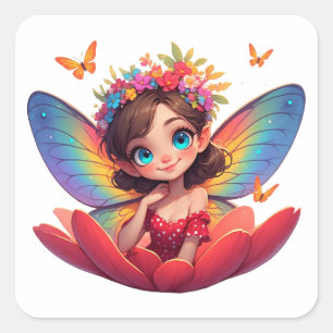 ✨ Fairy Princess Rose Sticker For Girls And Teens 