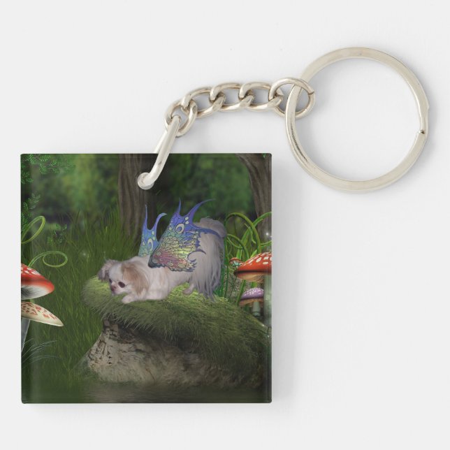 Fairy Puppy Key Chain (Back)