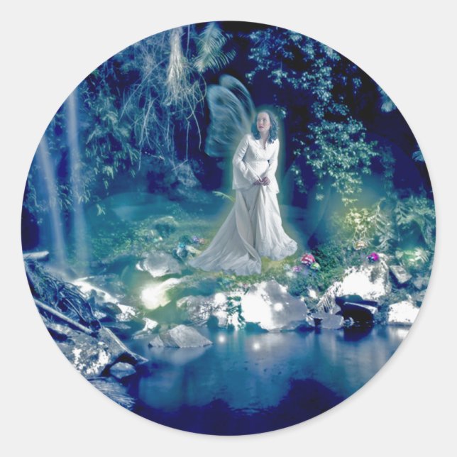 Fairy Queen Classic Round Sticker (Front)