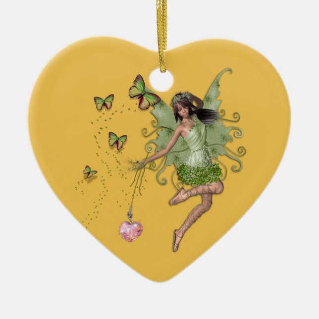 Fairy queen gift ceramic tree decoration (Front)
