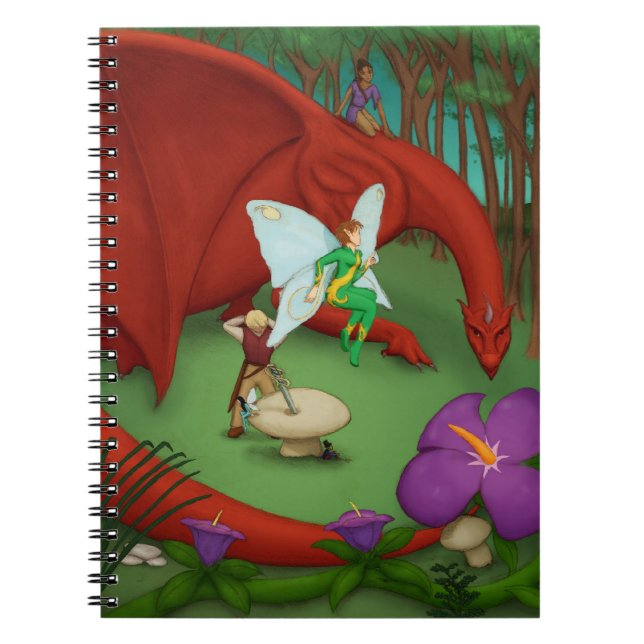 Fairy Quest Spiral Notebook (Front)