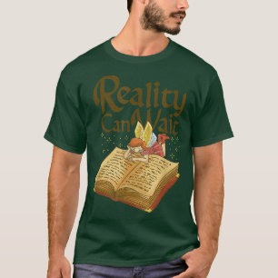 Fairy Reading Fantasy Book Fairytale Fairies T-Shirt