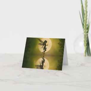 Fairy Reflect Siluetts Note card