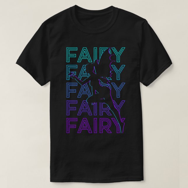 Fairy Retro Gift T-Shirt (Design Front)