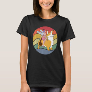 Fairy Riding Corgi T-Shirt