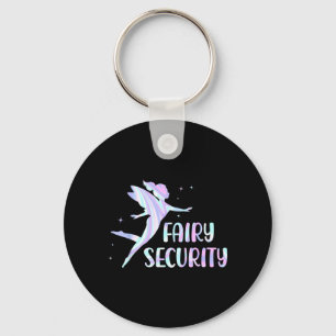 Fairy Security Birthday Family Halloween Costume Key Ring