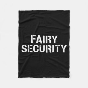Fairy Security Dad Halloween Costume Family Fleece Blanket