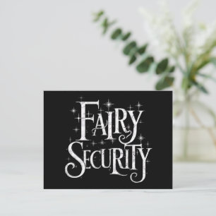 Fairy Security Funny Halloween Costume  Postcard