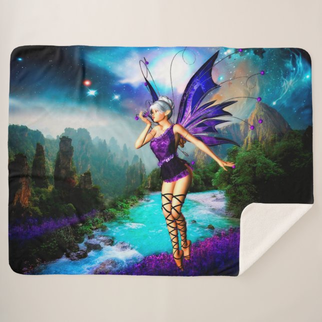 Fairy Sherpa Blanket (Front (Horizontal))