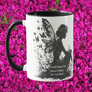 Fairy Silhouette theme Mug