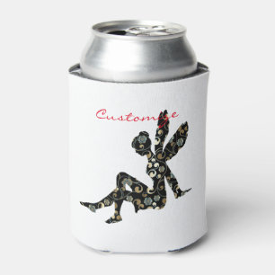 Fairy Silhouette Thunder_Cove Can Cooler