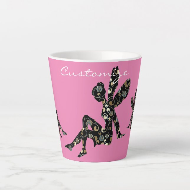 Fairy Silhouette Thunder_Cove Latte Mug (Front)