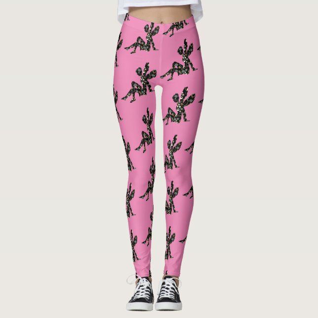 Fairy Silhouette Thunder_Cove Leggings (Front)