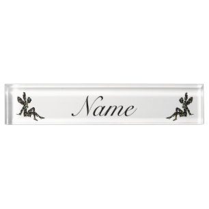 Fairy Silhouette Thunder_Cove Nameplate