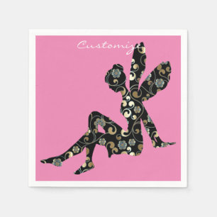 Fairy Silhouette Thunder_Cove Napkin