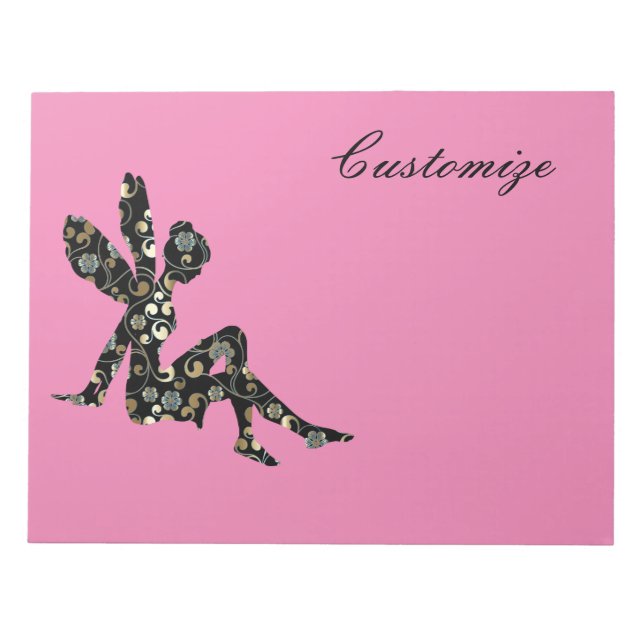 Fairy Silhouette Thunder_Cove Notepad (Front)
