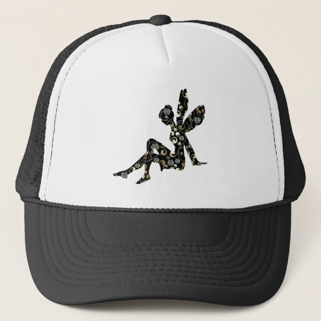 Fairy Silhouette Thunder_Cove Trucker Hat (Front)