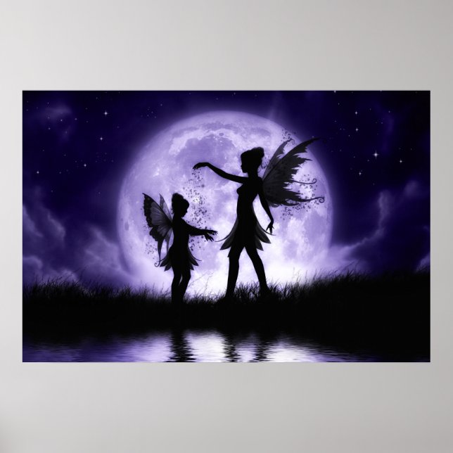 Fairy Sisters Canvas Print by Julie Fain (Front)