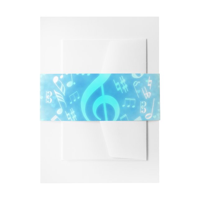 Fairy Song Invitation Belly Band (Front Example)