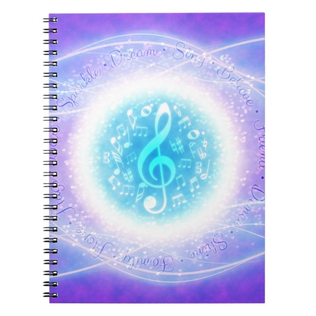 Fairy Song Spiral Notebook (Front)