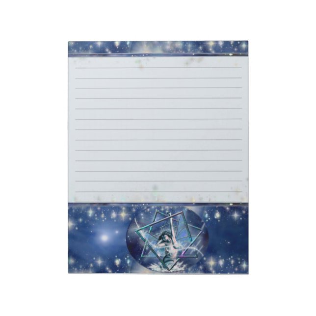 Fairy Star Septagram Notepad (Rotated)