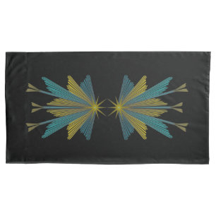 Fairy Stars Black King Pillowcases