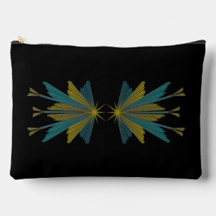 Fairy Stars Black Large Pouch