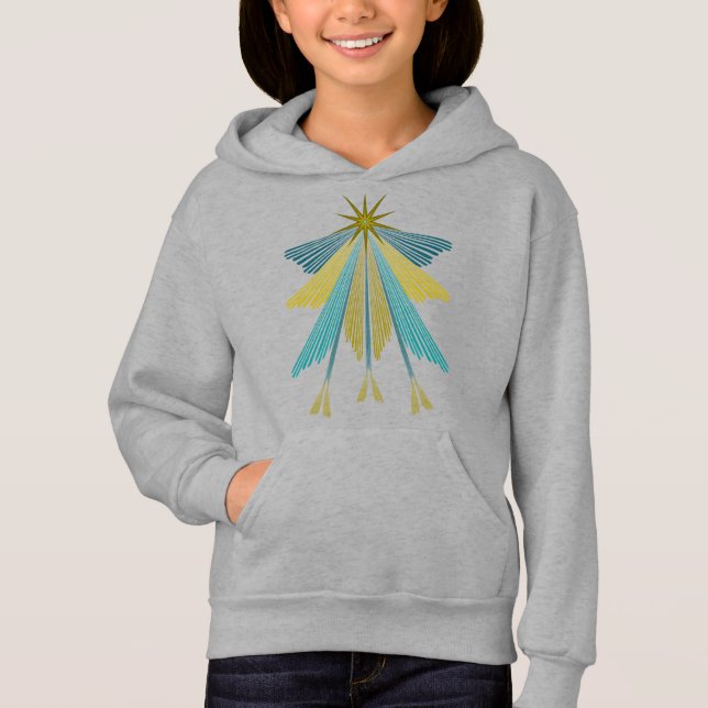 Fairy Stars Kids Pullover Hoodie (Front)